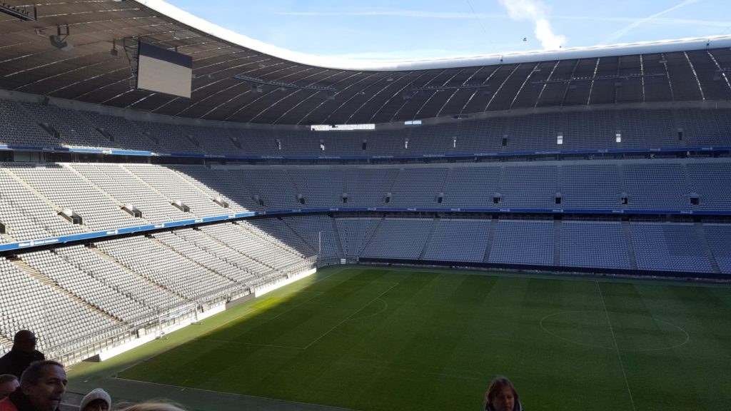 Stadion Allianz vanaf tribune