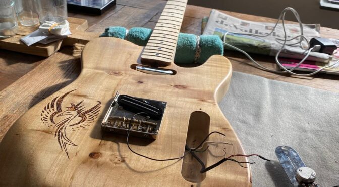 Telecaster Barnwood Joe Barden Bridge en standard Fender neck pickup