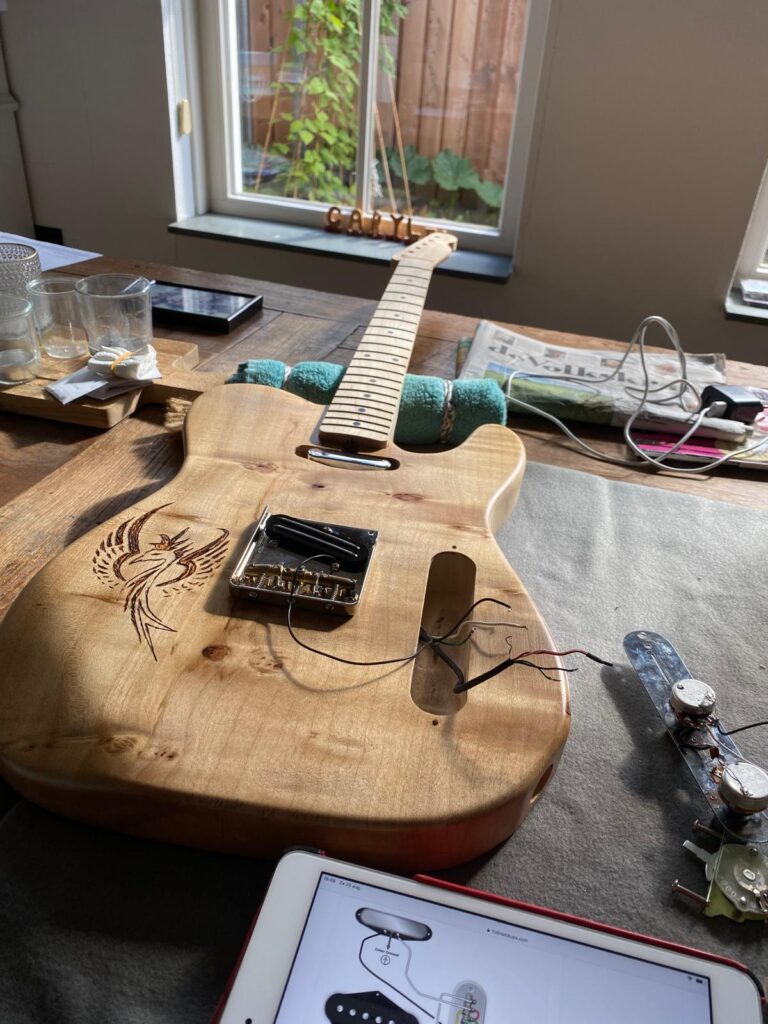 Telecaster Barnwood Joe Barden Bridge en standard Fender neck pickup